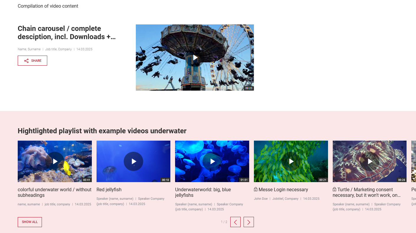 Screenshote of abMedia Library extended