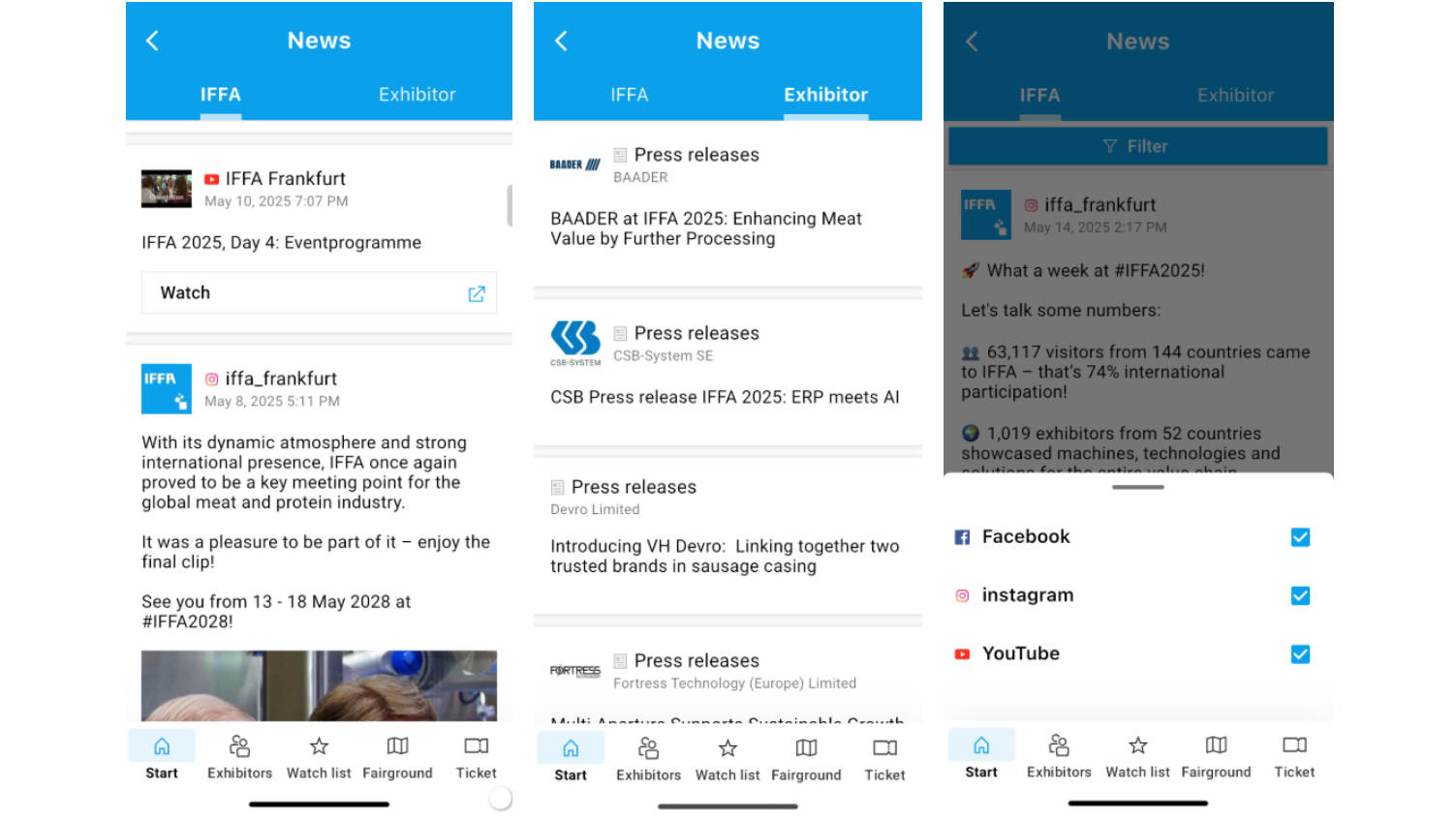 Graphic News in an Navigator App