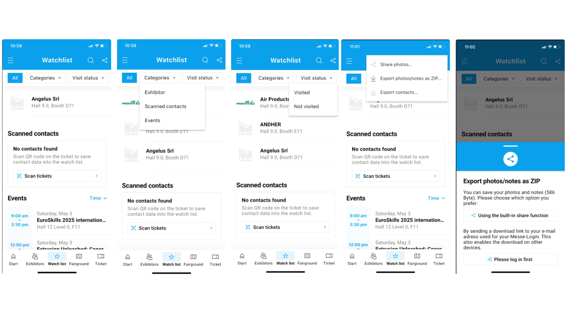 Graphic Watchlist in a Navigator App
