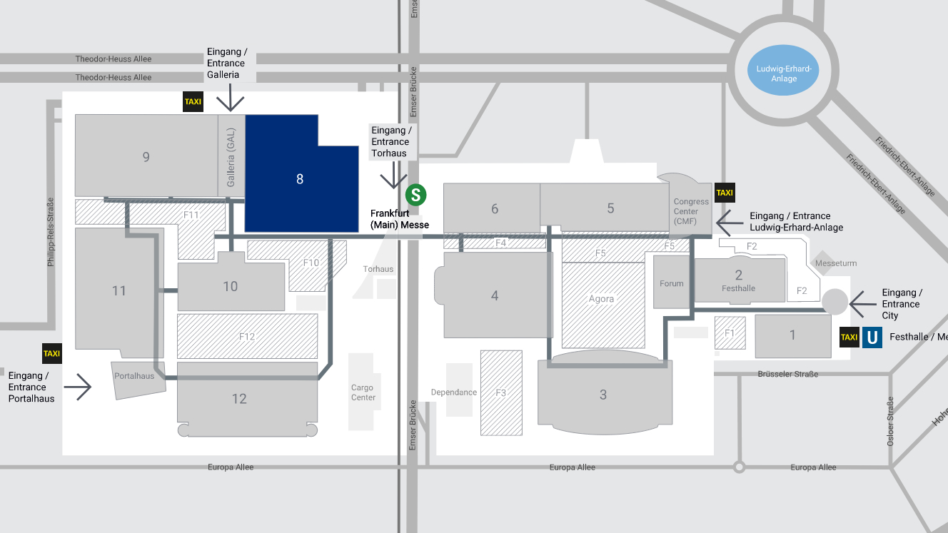 Hall plan Texcare 2024